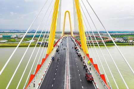 Cầu Hoàng Gia chính thức thông xe: Hoàn thiện mảnh ghép hạ tầng chiến lược, mở lối phát triển đô thị đảo Vũ Yên
