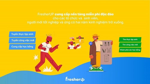 FresherUP – Nền tảng miễn phí nhưng hiệu quả cho doanh nghiệp Việt