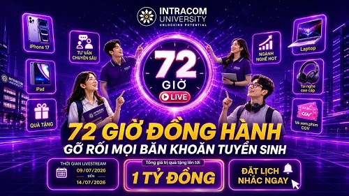 Đại học Intracom kết nối giảng viên và chuyên gia doanh nghiệp trong chuỗi livestream tư vấn tuyển sinh